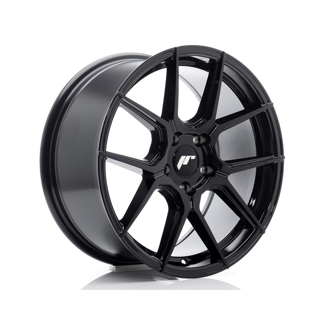Japan Racing JR30 Alloy Wheel 17x8 ET40 5x114.3 Black 67.1mm CB