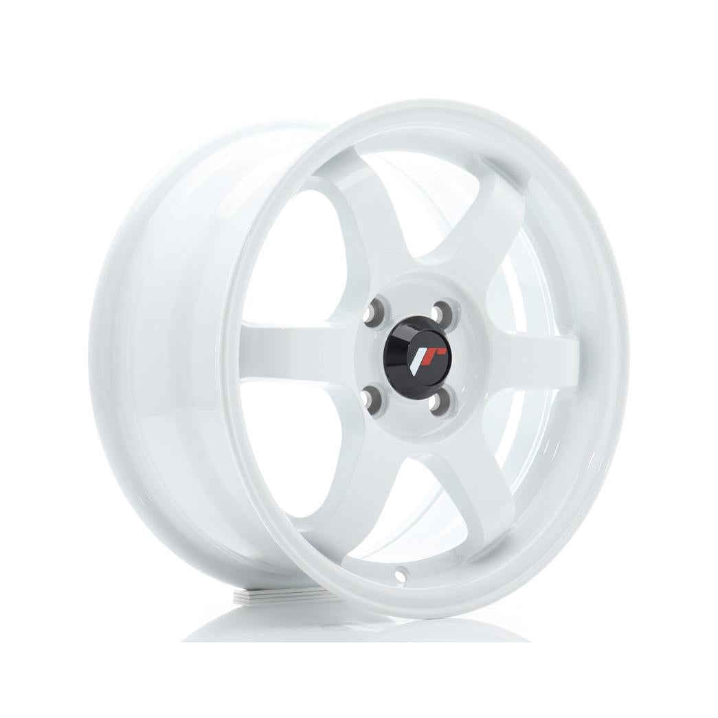 Japan Racing JR3 Alloy Wheel 15x7 ET25 4x100 White 67.1mm CB