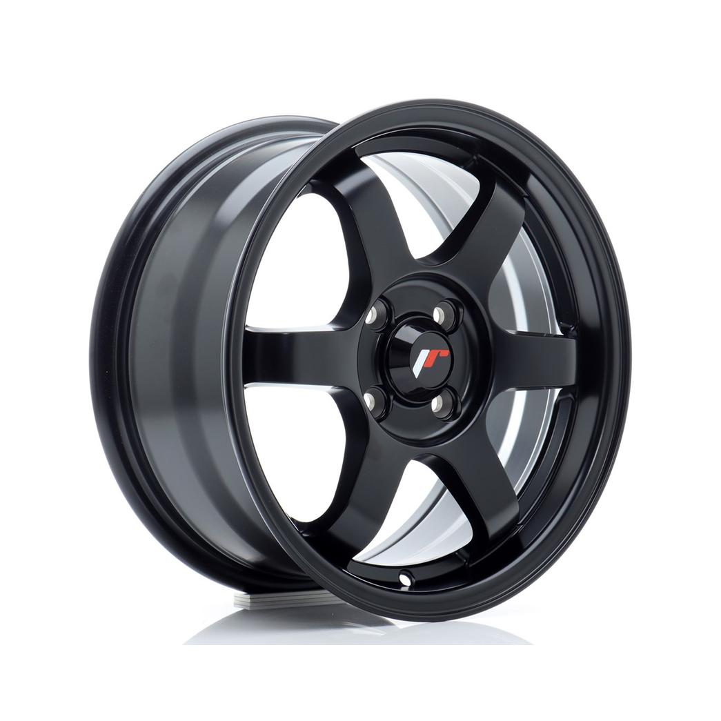 Japan Racing JR3 Alloy Wheel 15x7 ET40 4x100 Matt Black 67.1mm CB