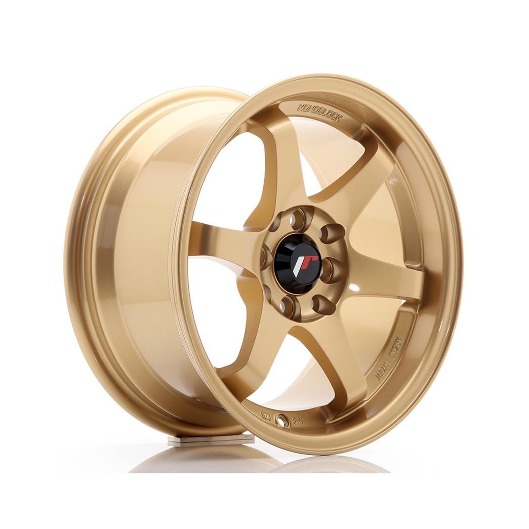Japan Racing JR3 Alloy Wheel 15x7 ET40 4x100 Gold 67.1mm CB