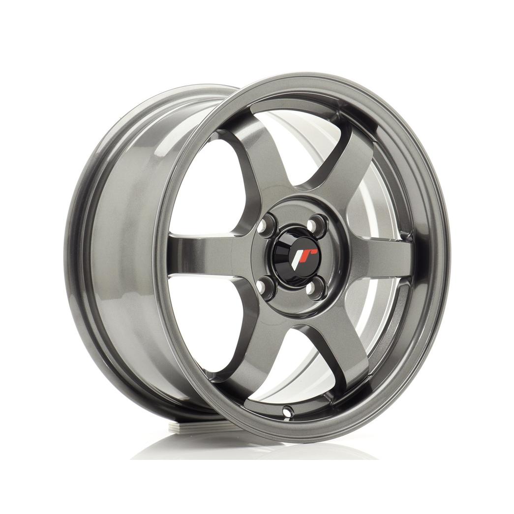 Japan Racing JR3 Alloy Wheel 15x7 ET40 4x100 Gun metal 67.1mm CB