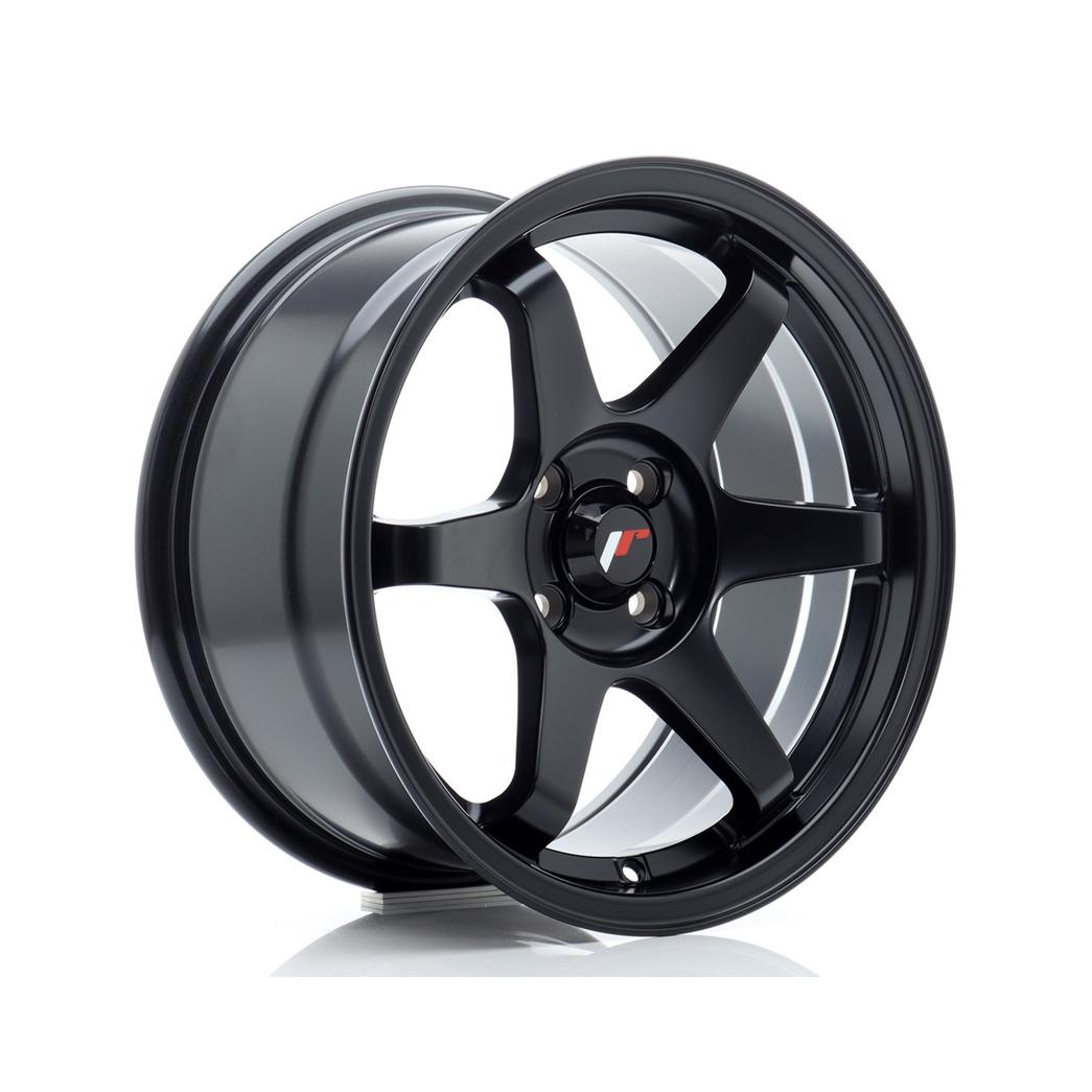 Japan Racing JR3 Alloy Wheel 16x8 ET25 4x100 Matt Black 67.1mm CB