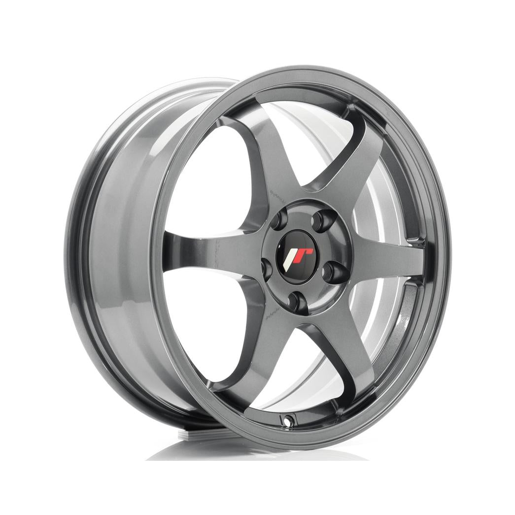 Japan Racing JR3 Alloy Wheel 17x7 ET40 4x100 Gun metal 67.1mm CB