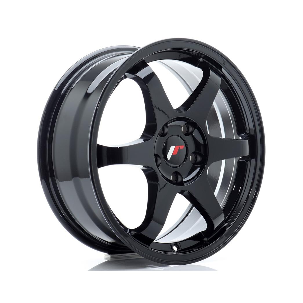 Japan Racing JR3 Alloy Wheel 17x7 ET40 5x114.3 Gloss Black 67.1mm CB
