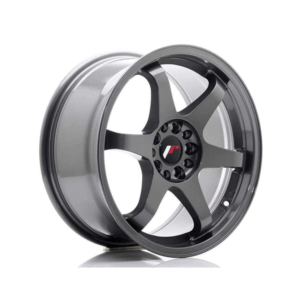 Japan Racing JR3 Alloy Wheel 17x8 ET35 4x100 Gun metal 67.1mm CB