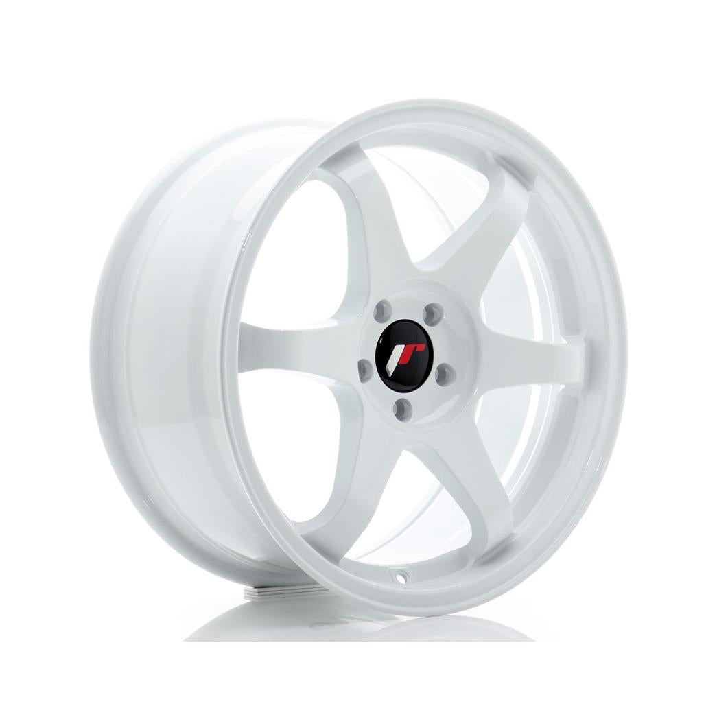 Japan Racing JR3 Alloy Wheel 17x8 ET35 5x120 White 72.6mm CB