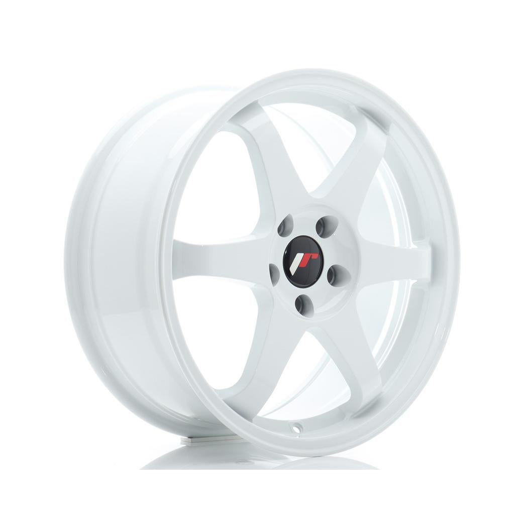 Japan Racing JR3 Alloy Wheel 18x8 ET40 5x100 White 67.1mm CB