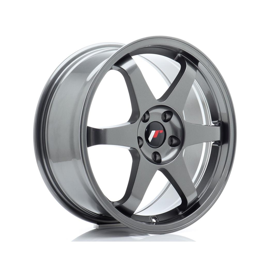 Japan Racing JR3 Alloy Wheel 18x8 ET40 5x112 Gun metal 66.6mm CB