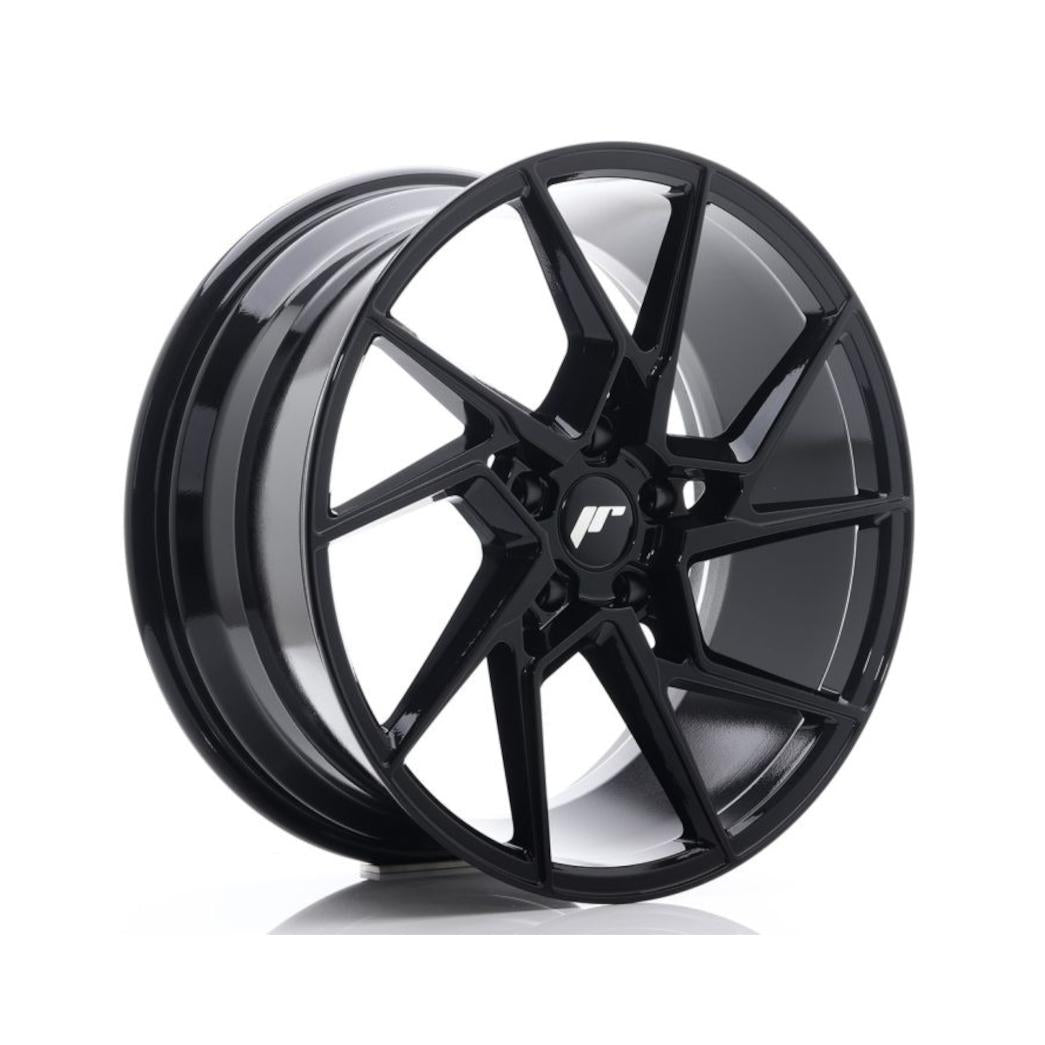 Japan Racing JR33 Alloy Wheel 19x8.5 ET45 5x112 Black 66.6mm CB
