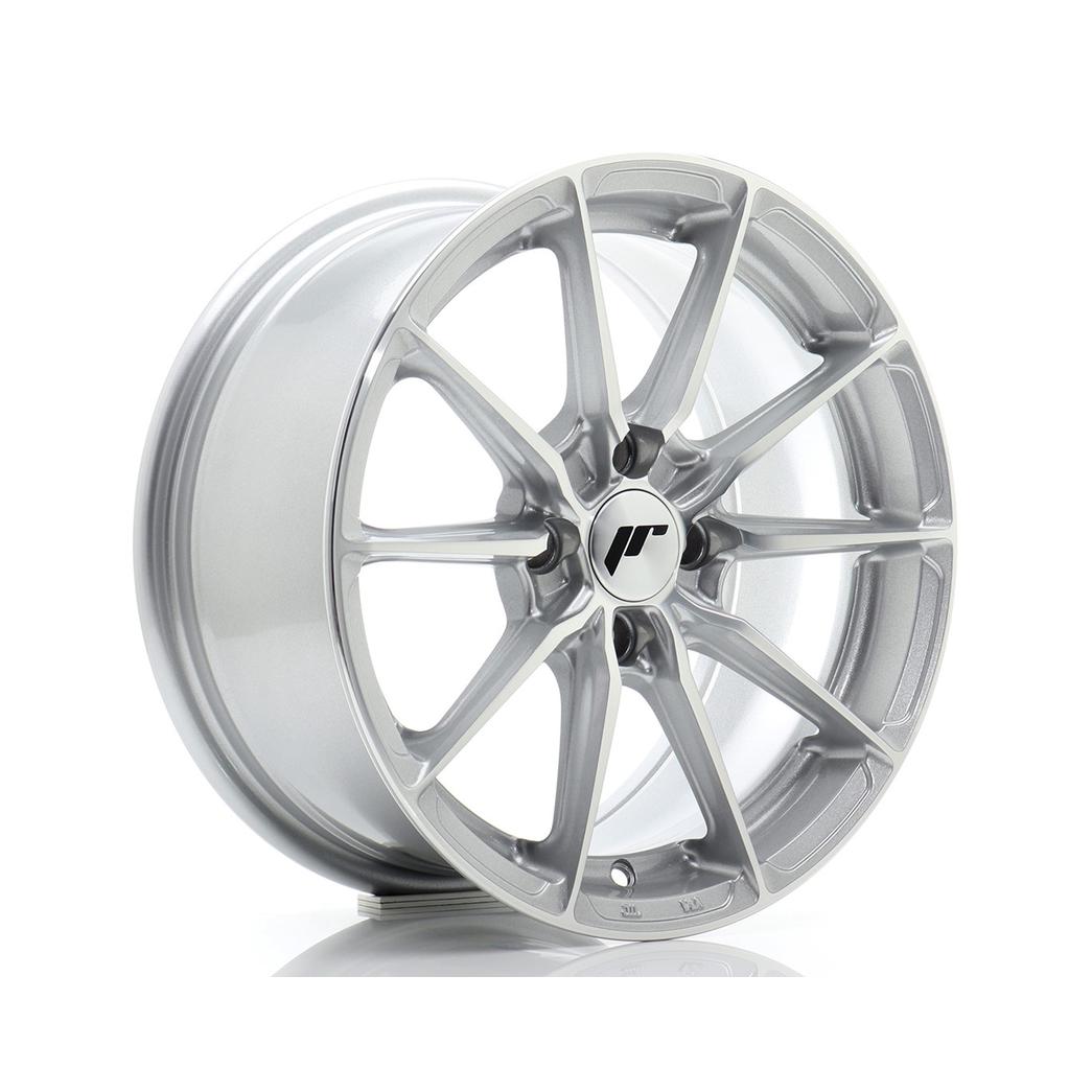 Japan Racing JR37 Alloy Wheel 15x7 ET38 4x100 Silver 67.1mm CB