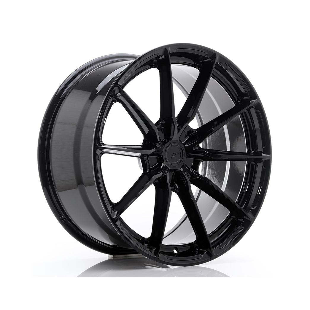 Japan Racing JR37 Alloy Wheel 20x10 ET35 5x112 Black 66.6mm CB