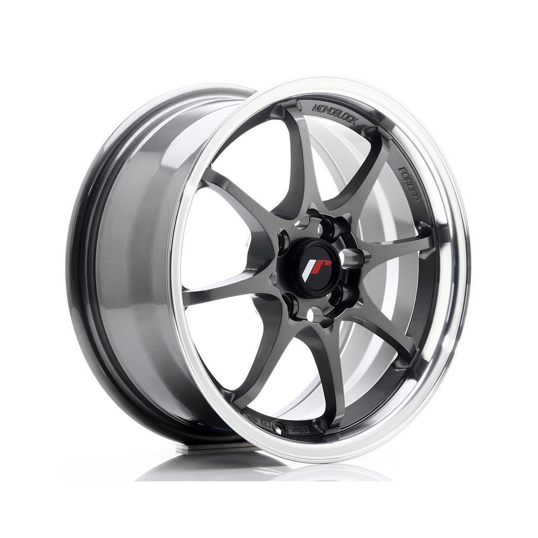 Japan Racing JR5 Alloy Wheel 15x7 ET35 4x100 Gun Metal 73.1mm CB