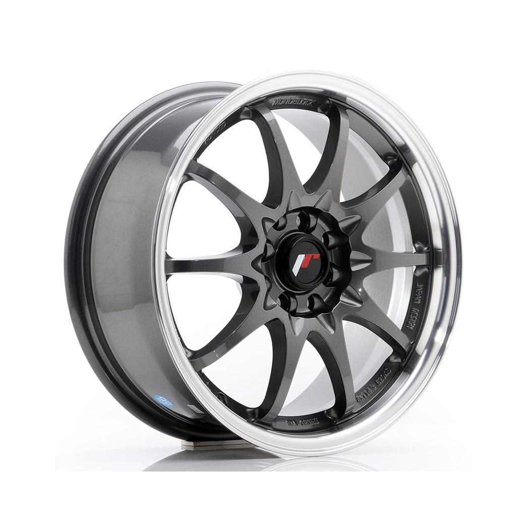 Japan Racing JR5 Alloy Wheel 16x7 ET30 5x100 5x114.3 Gun metal 67.1mm CB