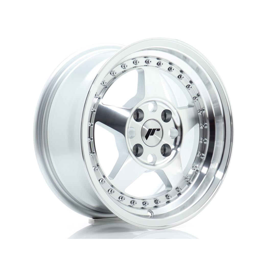 Japan Racing JR6 Alloy Wheel 15x7 ET25 4x100 Silver 67.1mm CB