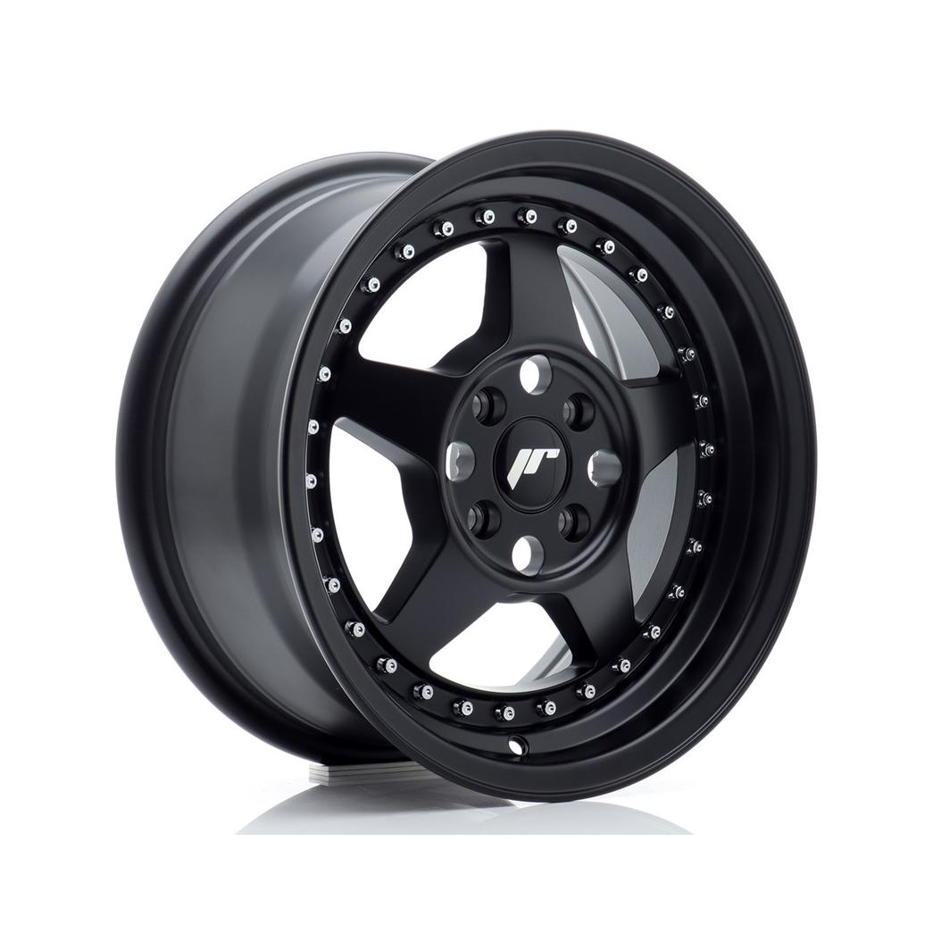 Japan Racing JR6 Alloy Wheel 15x7 ET35 4x100 Matt Black 67.1mm CB