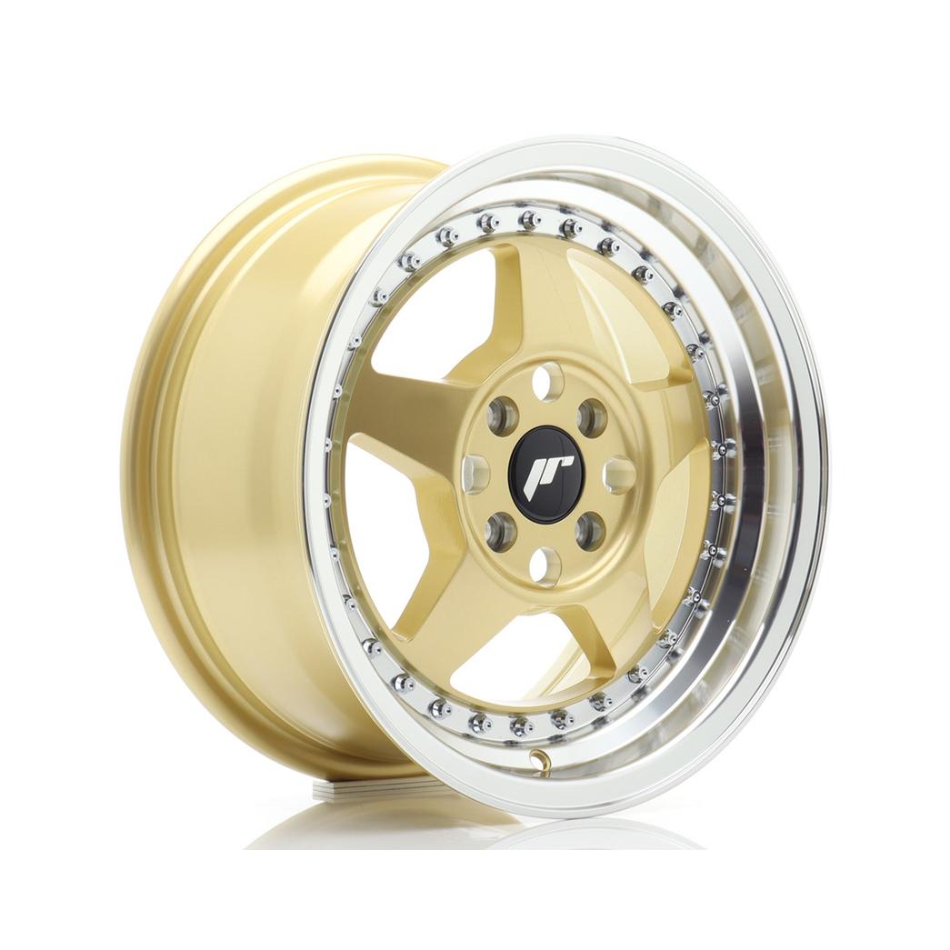 Japan Racing JR6 Alloy Wheel 15x7 ET35 4x100 Gold 67.1mm CB
