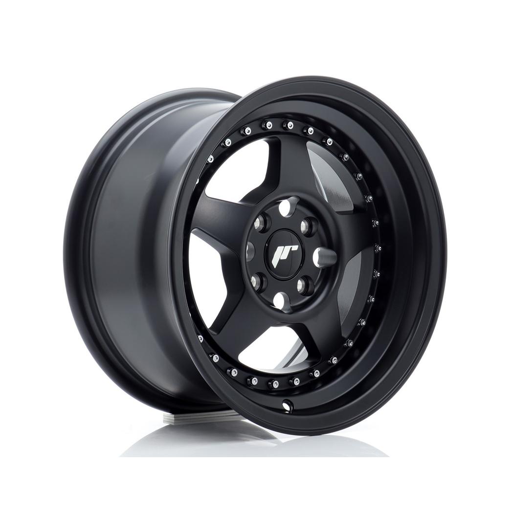 Japan Racing JR6 Alloy Wheel 15x8 ET25 4x100 Matt Black 67.1mm CB