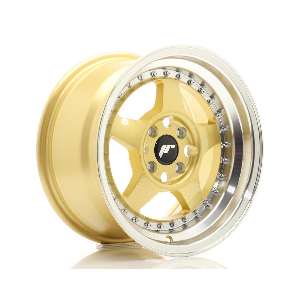 Japan Racing JR6 Alloy Wheel 15x8 ET25 4x100 Gold 67.1mm CB