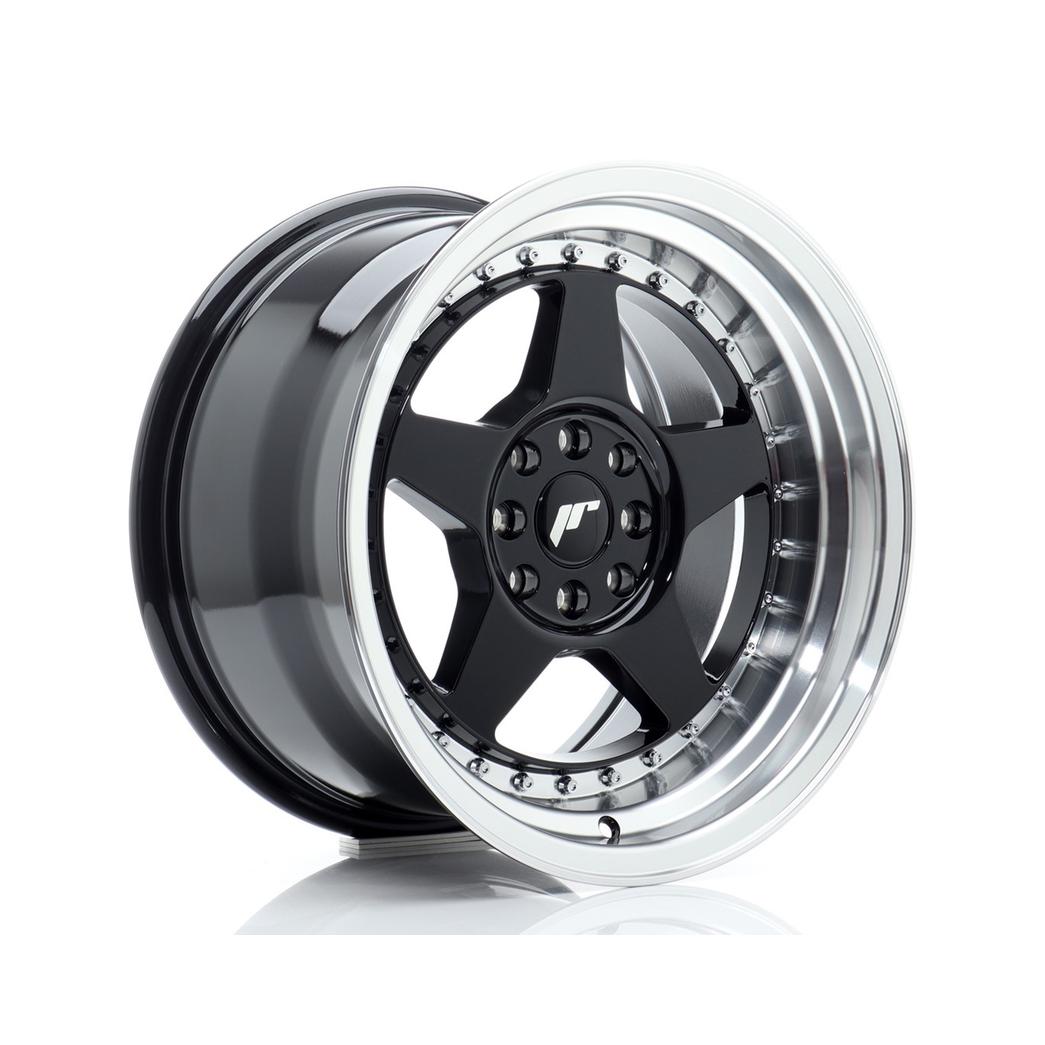 Japan Racing JR6 Alloy Wheel 16x9 ET20 4x100 4x108 Black 67.1mm CB