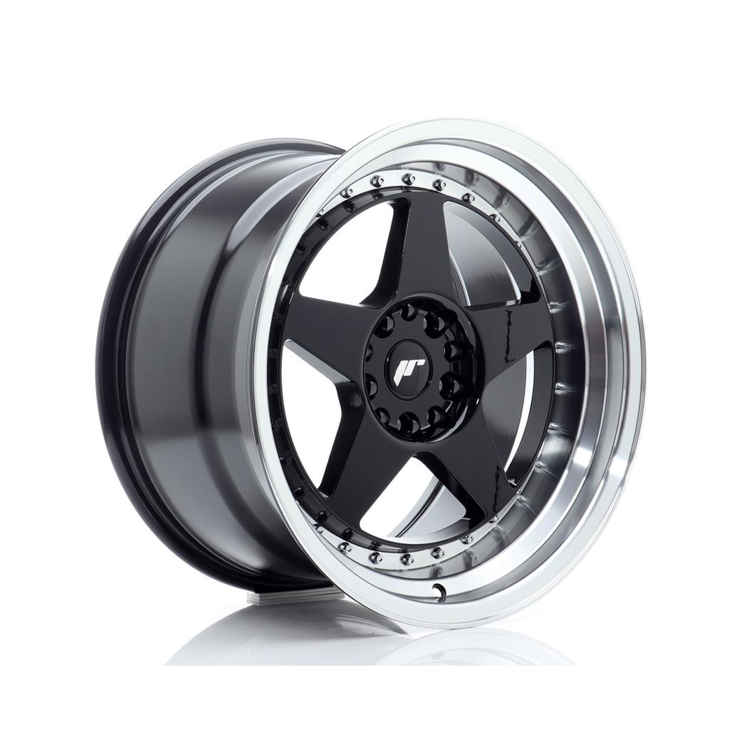 Japan Racing JR6 Alloy Wheel 18x10.5 ET25 5x114.3 5x120 Black 72.6mm CB