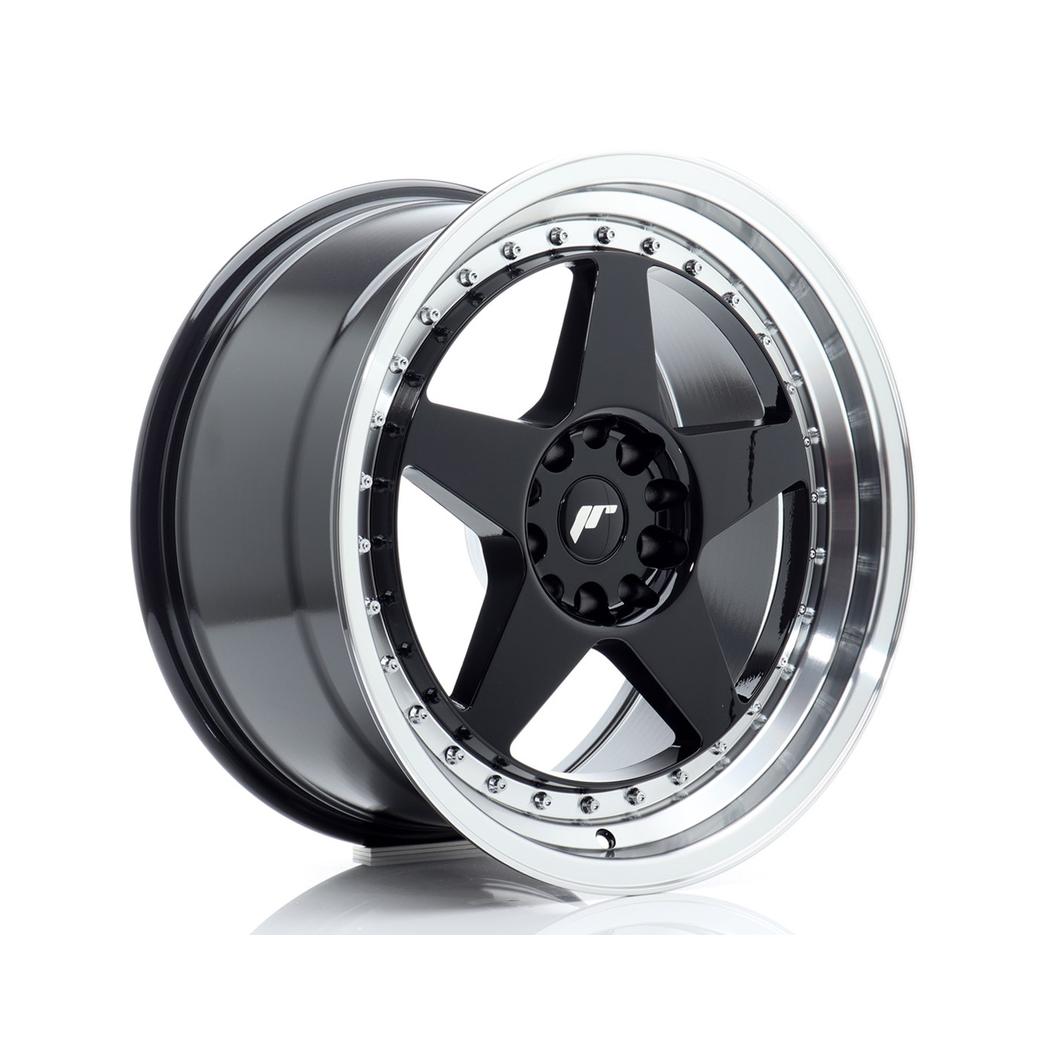 Japan Racing JR6 Alloy Wheel 18x9.5 ET22 5x114.3 5x120 Black 72.6mm CB