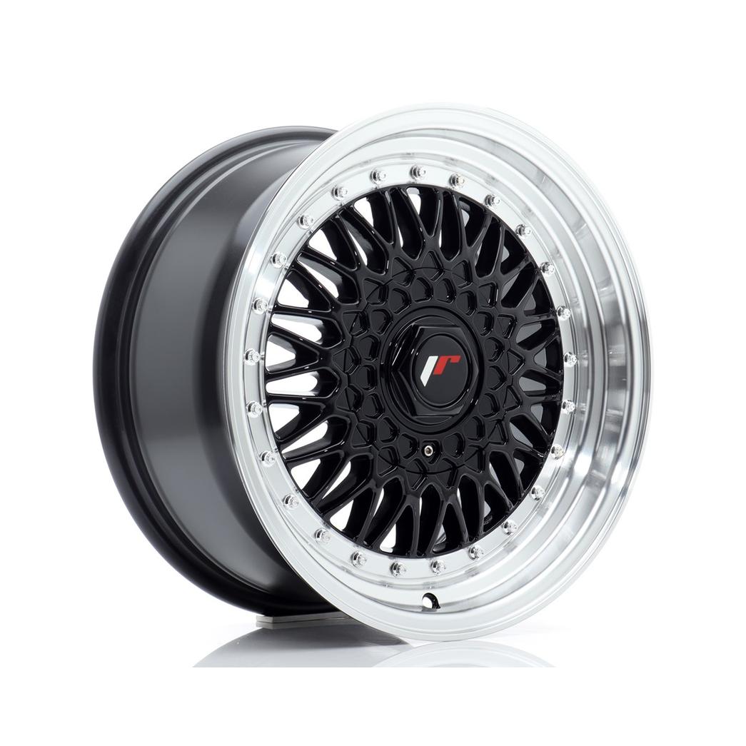 Japan Racing JR9 Alloy Wheel 16x7.5 ET25 4x100 4x108 Black 74.1mm CB