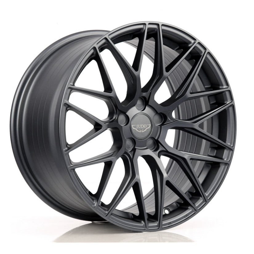JUDD Model One Alloy Wheel 20x9.5 ET25 TO 50 5x112 Satin Gunmetal 72.6mm CB