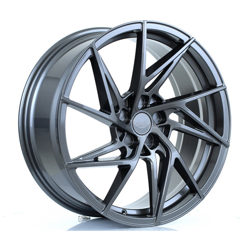 JUDD Model Two Alloy Wheel 20x8.5 ET20 TO 45 5x112 Gloss Gunmetal 72.6mm CB