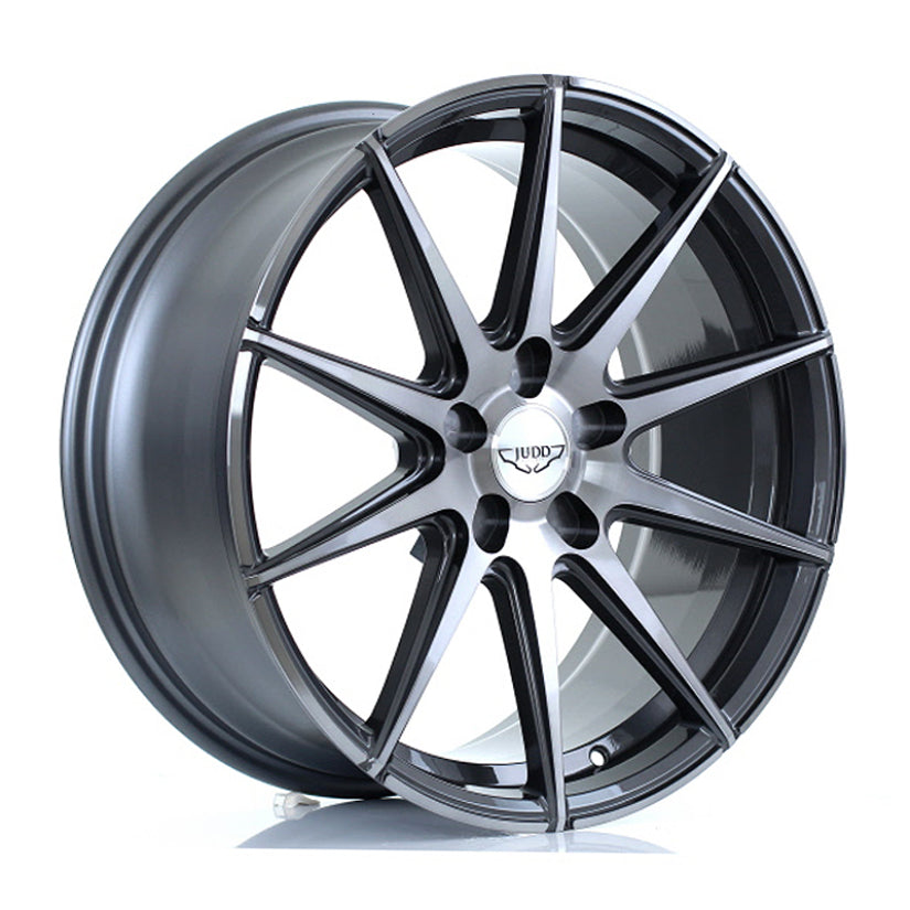 JUDD T311R Alloy Wheel 19x8.5 ET25 TO 45 5x128 Titanium Brushed 72.6mm CB