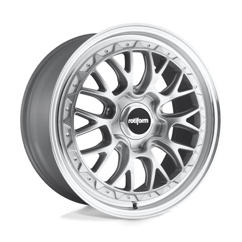 Rotiform R155 LSR Alloy Wheel 19x10 ET35 5x112 Gloss Silver Machined 66.56mm CB