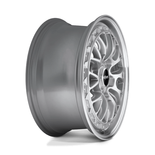 Rotiform R155 LSR Alloy Wheel 18x9.5 ET25 5x100 Gloss Silver Machined 57.1mm CB