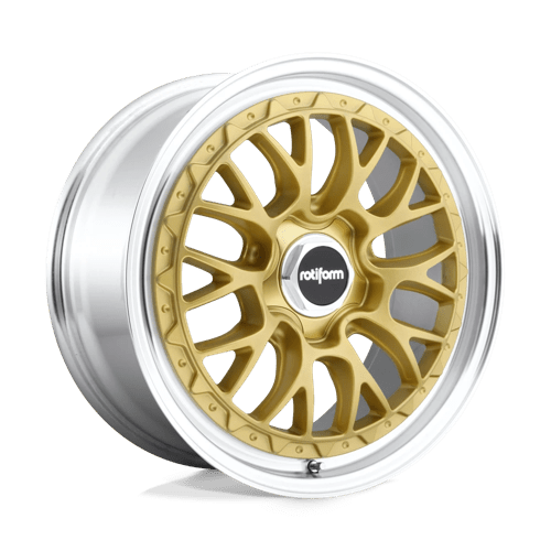 Rotiform R156 LSR Alloy Wheel 19x8.5 ET45 5x112 Matt Gold Machined 66.56mm CB