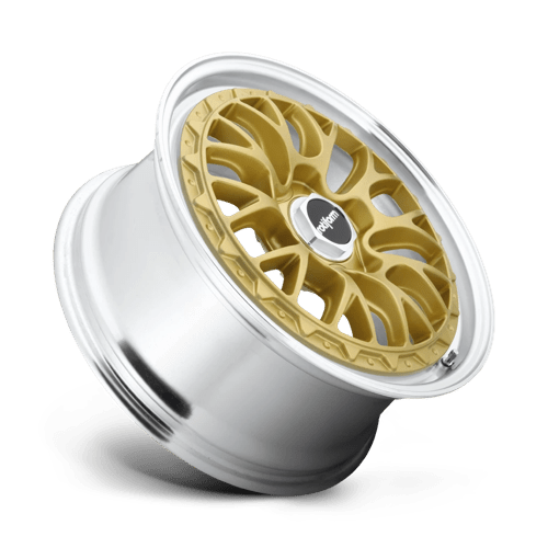 Rotiform R156 LSR Alloy Wheel 19x8.5 ET45 5x112 Matt Gold Machined 66.56mm CB