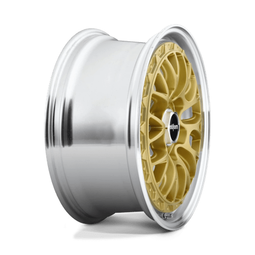 Rotiform R156 LSR Alloy Wheel 19x8.5 ET45 5x112 Matt Gold Machined 66.56mm CB