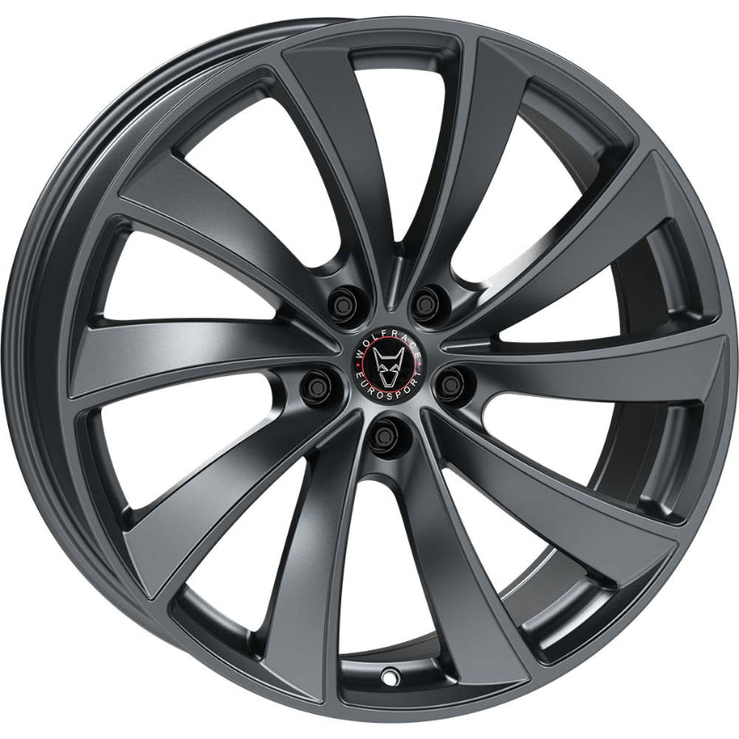 Wolfrace Eurosport TUV Lugano Alloy Wheel 21x9.5 ET37 5x114 Steel Grey Matt 64.2mm CB