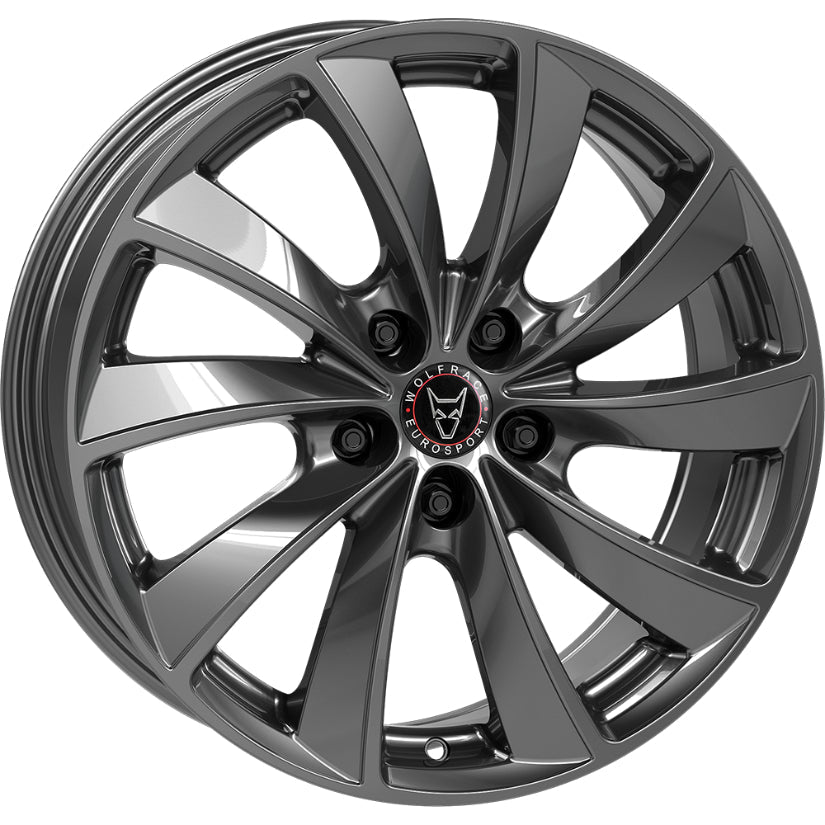 Wolfrace Eurosport TUV Lugano Alloy Wheel 21x9.5 ET40 5x114 Dark Grey 64.2mm CB