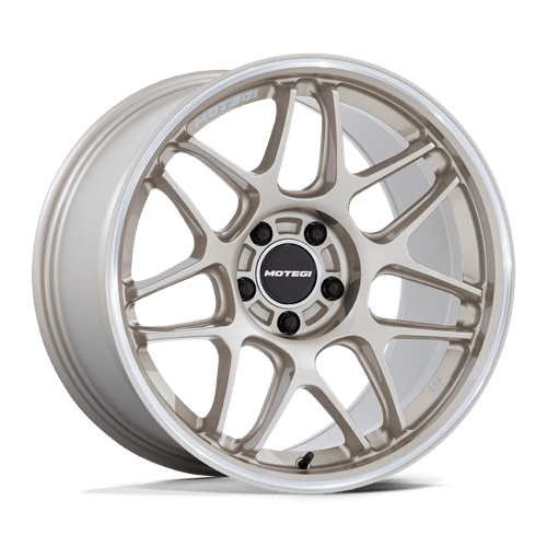Motegi MR158 TSUBAKI Alloy Wheel 19x9.5 ET35 5x112 Motorsport Gold W Machined Lip 66.56mm CB