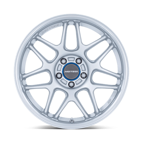 Motegi MR158 TSUBAKI Alloy Wheel 18x9.5 ET35 5x120 Hyper Silver With Machined Lip 74.1mm CB