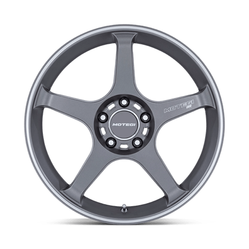 Motegi MR159 BATTLE V Alloy Wheel 18x9.5 ET38 5x114 Gunzilla W Machined Lip Stripe 72.56mm CB