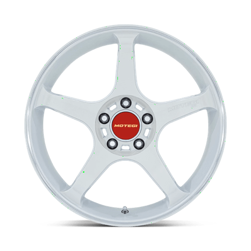 Motegi MR159 BATTLE V Alloy Wheel 18x9.5 ET35 5x120 Matsuri White Pearl Machined Lip 74.1mm CB