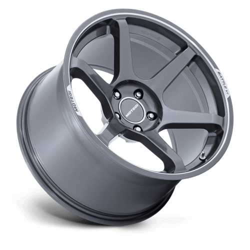 Motegi MR160 BATTLE VI Alloy Wheel 18x8.5 ET30 5x100 Gloss Gunzilla With Machined Lip 56.15mm CB
