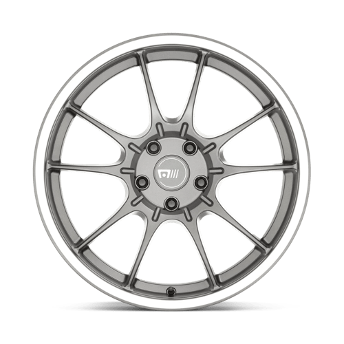 Motegi MR152 SS5 Alloy Wheel 17x8 ET45 4x108 Gunmetal With Machined Lip 63.36mm CB