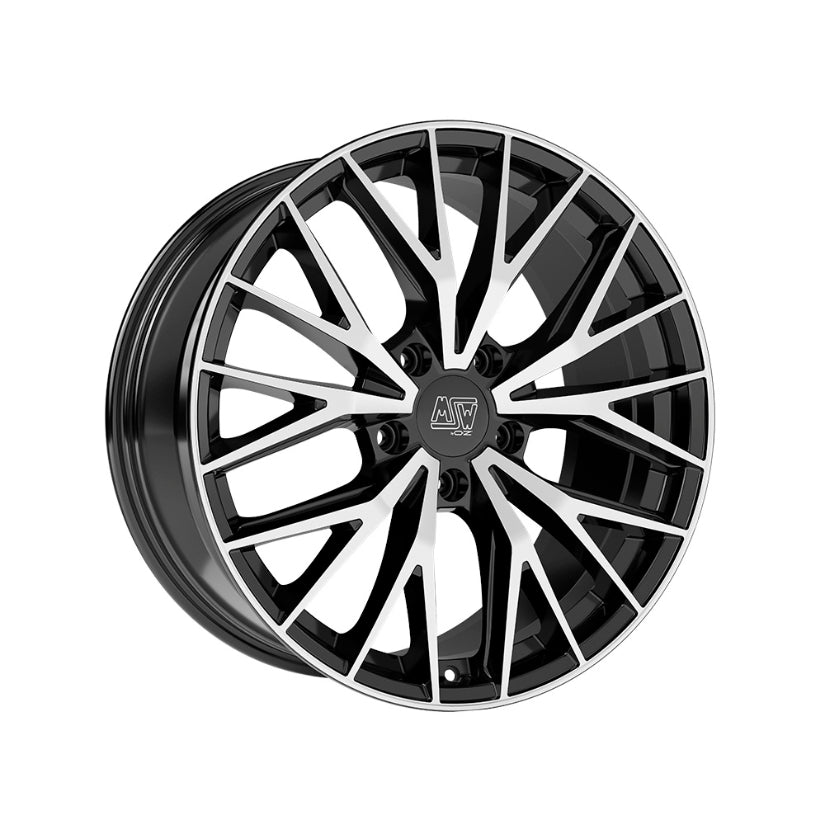 MSW Urban Cross 44 Alloy Wheel 20x8.5 ET45 5x114.3 Gloss Black Full Polished 73mm CB