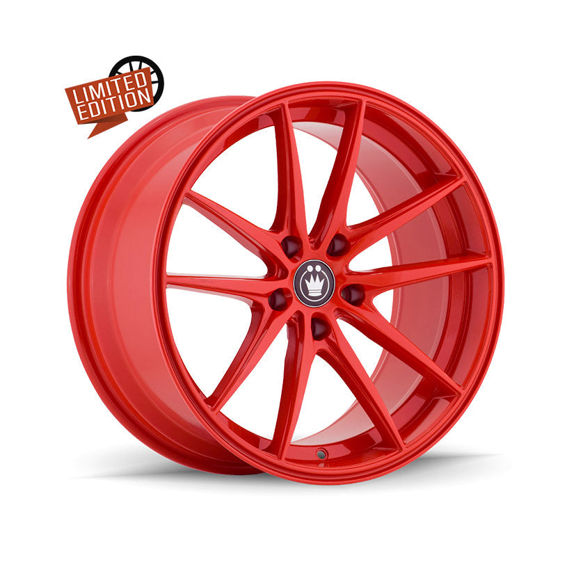 Konig Oversteer Alloy Wheel 17x8 ET45 5x114.3 Red 73.1mm CB
