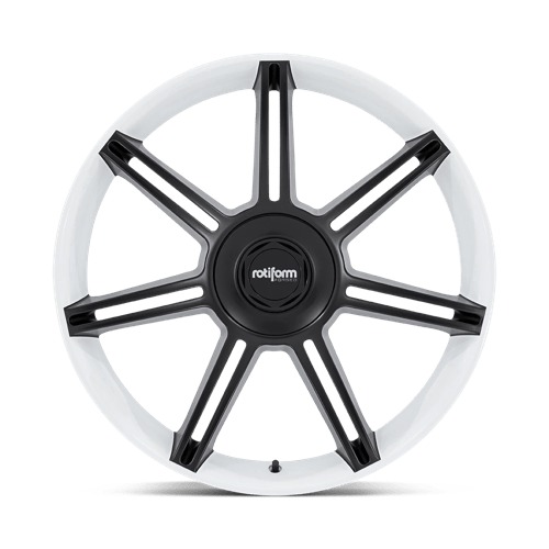 Rotiform FRA Alloy Wheel 22x12 ET60 5x130 Gloss White With Matt Black Spokes 71.5mm CB