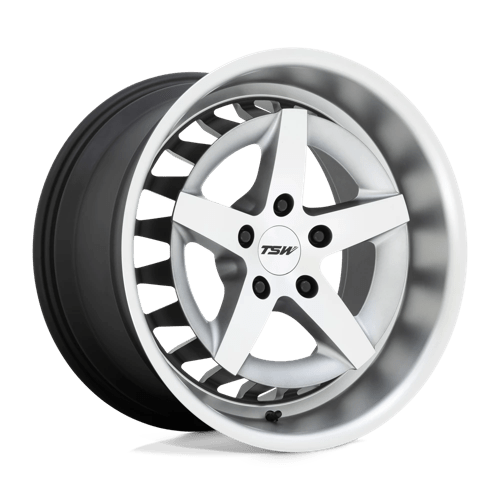 TSW DEGNER Alloy Wheel 18x10 ET25 5x112 Matt Titanium With Machined Face 66.56mm CB