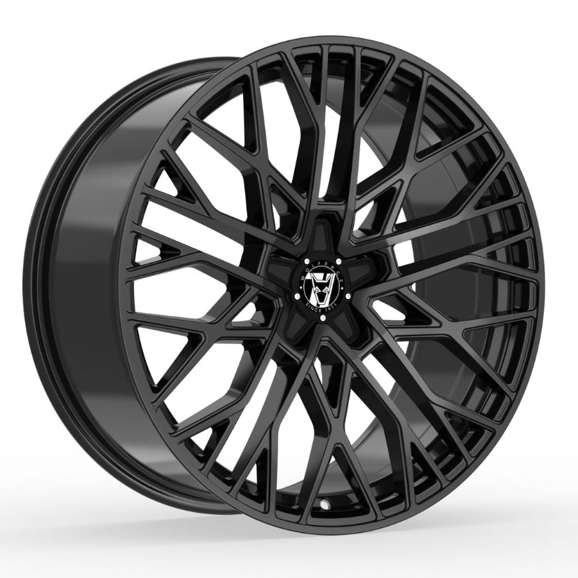 Wolfrace 71 Venom Alloy Wheel 20x9 ET40 5x120 Gloss Raven Black 110mm CB