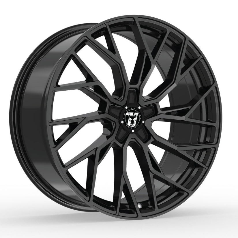 Wolfrace 71 Voodoo Alloy Wheel 20x8.5 ET38 5x115 Gloss Raven Black 110mm CB