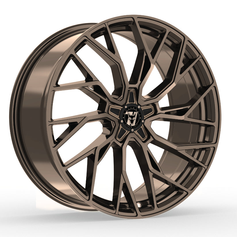 Wolfrace 71 Voodoo Alloy Wheel 20x8.5 ET38 5x118 Racing Bronze 110mm CB