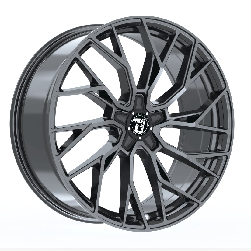 Wolfrace 71 Voodoo Alloy Wheel 20x8.5 ET38 5x112 Racing Carbon 110mm CB